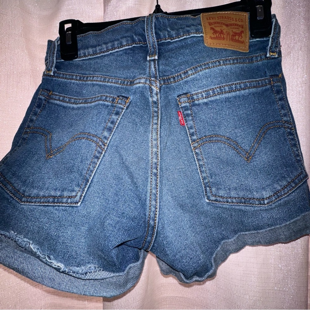 Levi's Women's Blue Denim Shorts